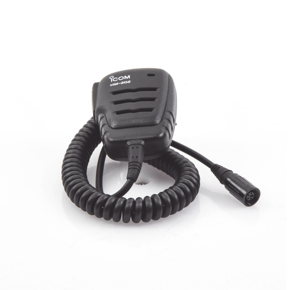 Micrófono bocina compacto a prueba de agua para radios IC-M72 y IC-M73.