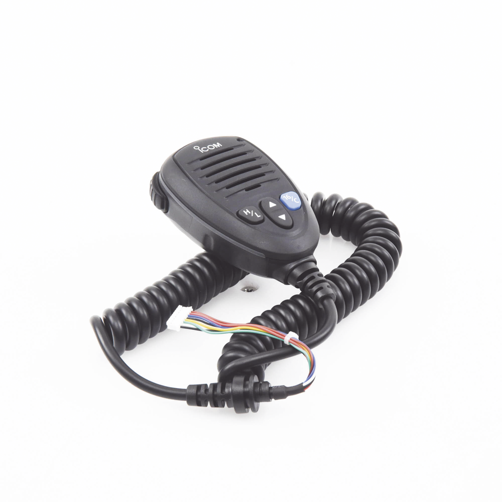 Micrófono color negro con conector de peineta para radios IC-M424 y  IC-M506