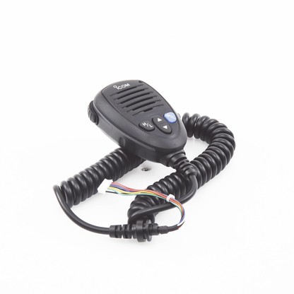 Micrófono color negro con conector de peineta para radios IC-M424 y  IC-M506