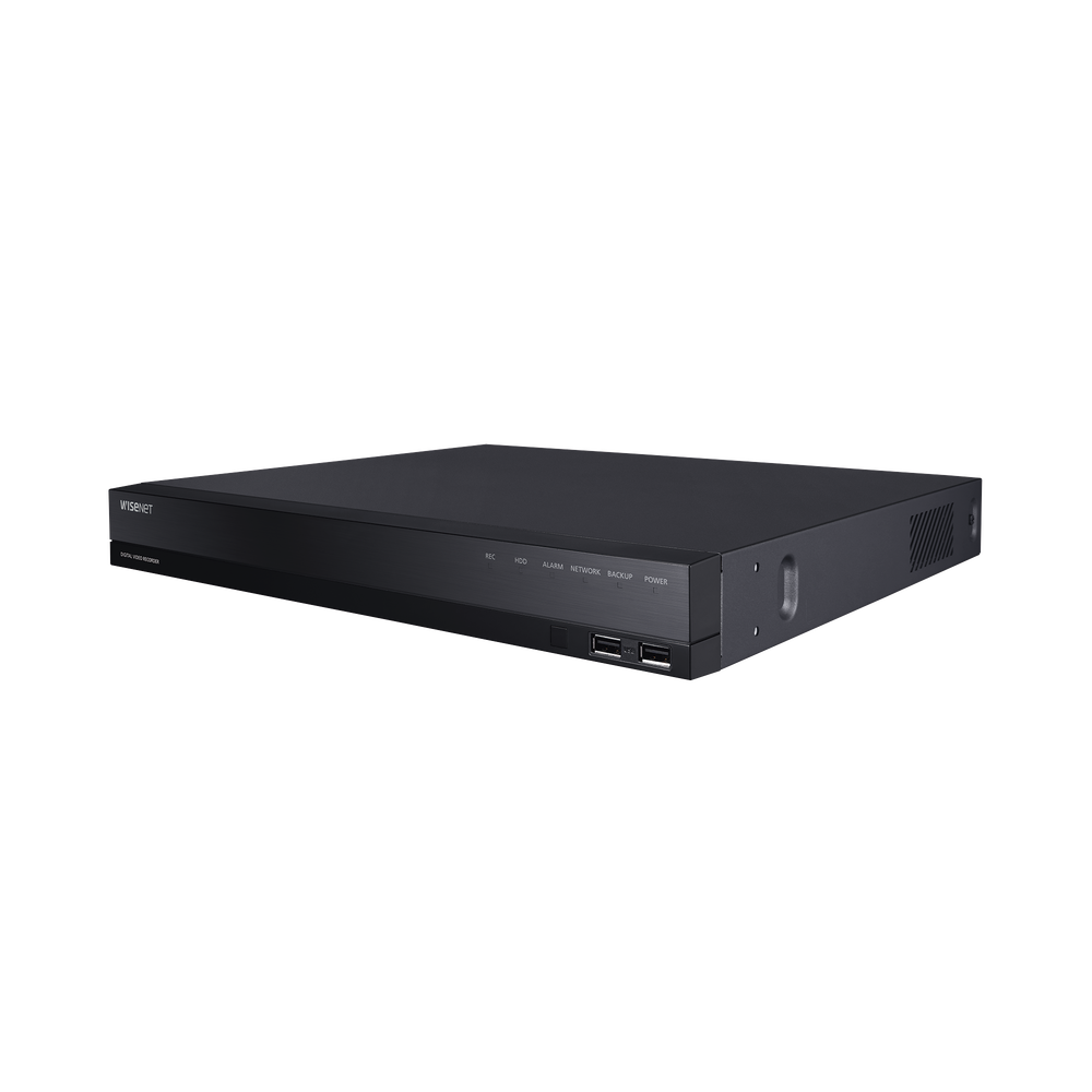 DVR 18 Canales (16 Analogicos + 2 IP) hasta 8 MP/ Soporta 4 Tecnologías (AHD, TVI, CVI, CVBS)  / 2 bahias HDD (no incluidos)