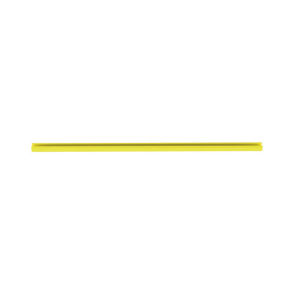 Canaleta FiberRunner™ 2X2 sin Tapa, de PVC Rígido, Color Amarillo, 1.8 m de Largo