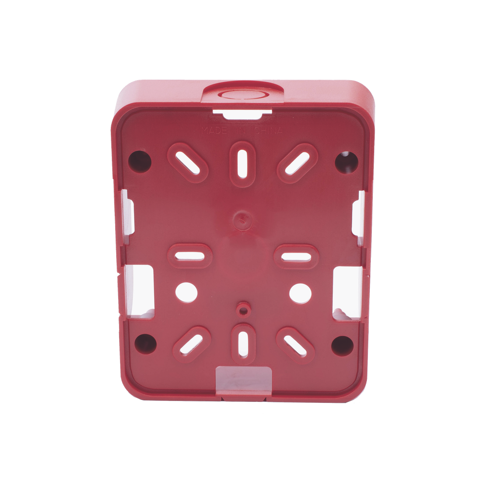 Caja Trasera Resistente a la Intemperie, Roja (para usar con la serie de estrobos HE) (0500-06360) De Hochiki