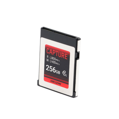 Memoria CFexpress tipo B / Clase 10 de 256 GB / Especializada para Cámaras de Fotografía y Video  / 1800 MB/s Lectura / 1400 MB/s Escritura