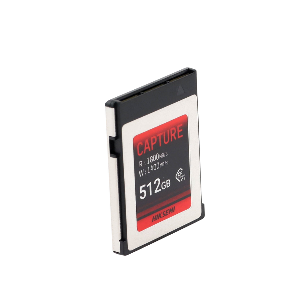 Memoria CFexpress tipo B / Clase 10 de 512 GB / Especializada para Cámaras de Fotografía y Video  / 1800 MB/s Lectura / 1700 MB/s Escritura