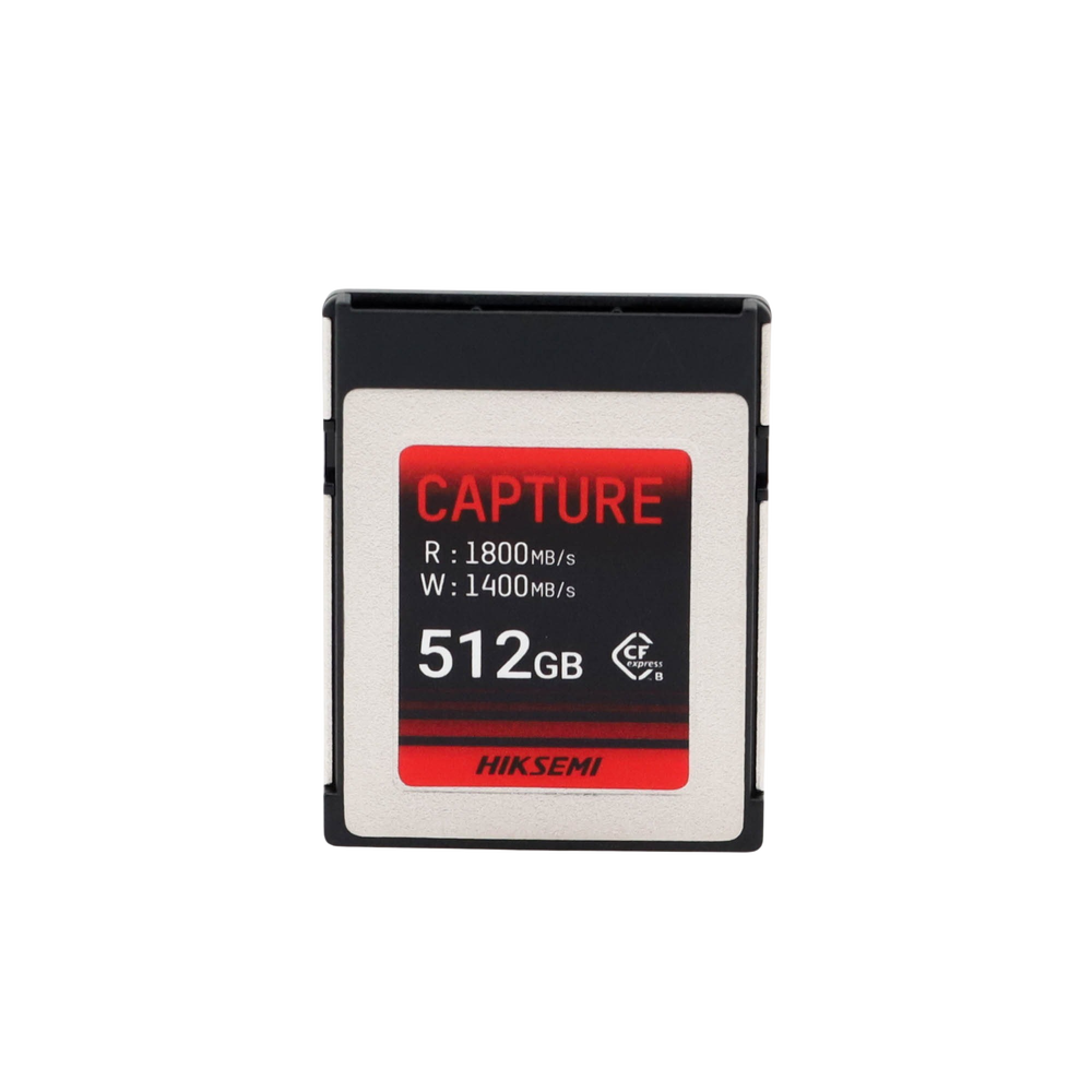 Memoria CFexpress tipo B / Clase 10 de 512 GB / Especializada para Cámaras de Fotografía y Video  / 1800 MB/s Lectura / 1700 MB/s Escritura