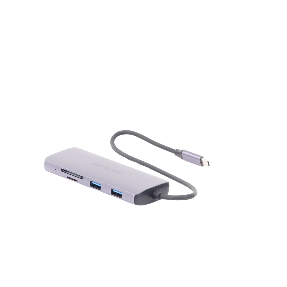 Hub (Adaptador) USB - C / 8 en 1 / 1 Salida HDMI (4K) / 1 Salida USB 2.0 / 3 Salidas USB 3.0 / 1 Salida SD (Memoria SD) / 1 Salida TF (Micro SD) / 1 Entrada USB - C (Carga Rapida / 100 Watts)