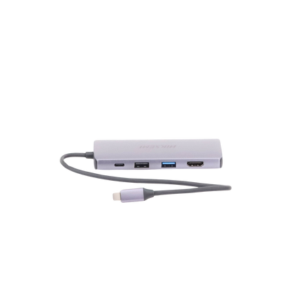 Hub (Adaptador) USB - C / 8 en 1 / 1 Salida HDMI (4K) / 1 Salida USB 2.0 / 3 Salidas USB 3.0 / 1 Salida SD (Memoria SD) / 1 Salida TF (Micro SD) / 1 Entrada USB - C (Carga Rapida / 100 Watts)