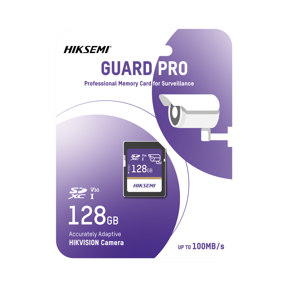 Memoria SD Clase 10 de 128 GB / Especializada Para Videovigilancia