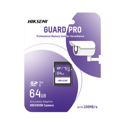 Memoria SD Clase 10 de 64 GB / Especializada Para Videovigilancia