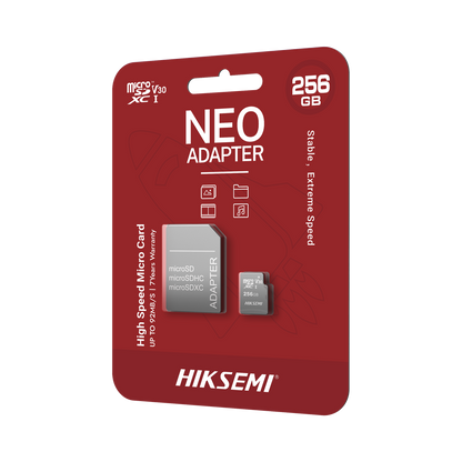 Memoria microSD con Adaptador Ideal para Celular o Tablet / 256 GB / Multipropósito