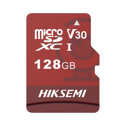 Memoria microSD / Clase 10 de 128 GB / Especializada Para Videovigilancia (Uso 24/7) / Compatibles con cámaras HIKVISION y Otras Marcas / 95 MB/s Lectura / 50 MB/s Escritura