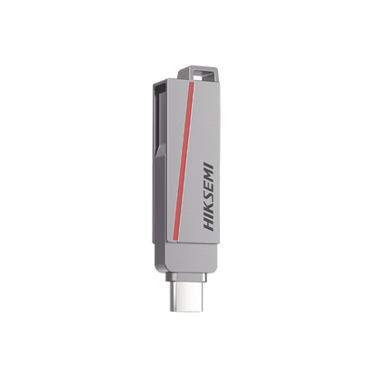 Memoria USB Dual de 256 GB / USB-C y USB-A / Transferencia de Alta Velocidad / Metálica / Compatible con Dispositivos Móviles, Windows, Mac y Linux