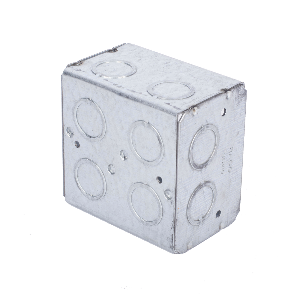 Caja Multigang de 2 Gangs/ Profundidad de 2-1/2 Pulgadas (6.35 cm)/ 12 Entradas de 1/2 - 3/4 Pulgadas (1.27 - 1.91 cm)