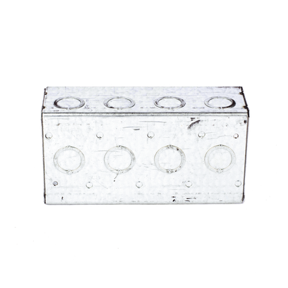 Caja Multigang de 4 Gangs,/ Profundidad de 2-1/2"/ 20 TKO (1/2"- 3/4").