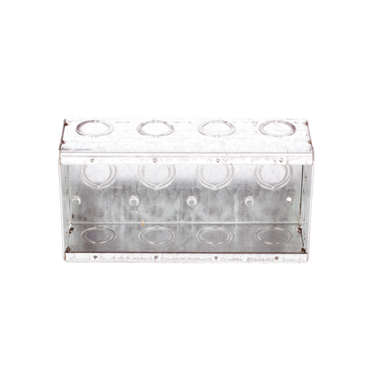 Caja Multigang de 4 Gangs,/ Profundidad de 2-1/2"/ 20 TKO (1/2"- 3/4").