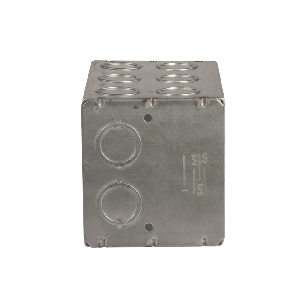 Caja Multigang de 3 Gangs/ Profundidad de 3-1/2 Pulgadas (8.89 cm)/ 19 Entradas de 1/2 - 3/4 Pulgadas (1.27 - 1.91 cm)
