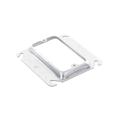 Sobretapa Cuadrada Galvanizada  de 4", realce de 1/2".