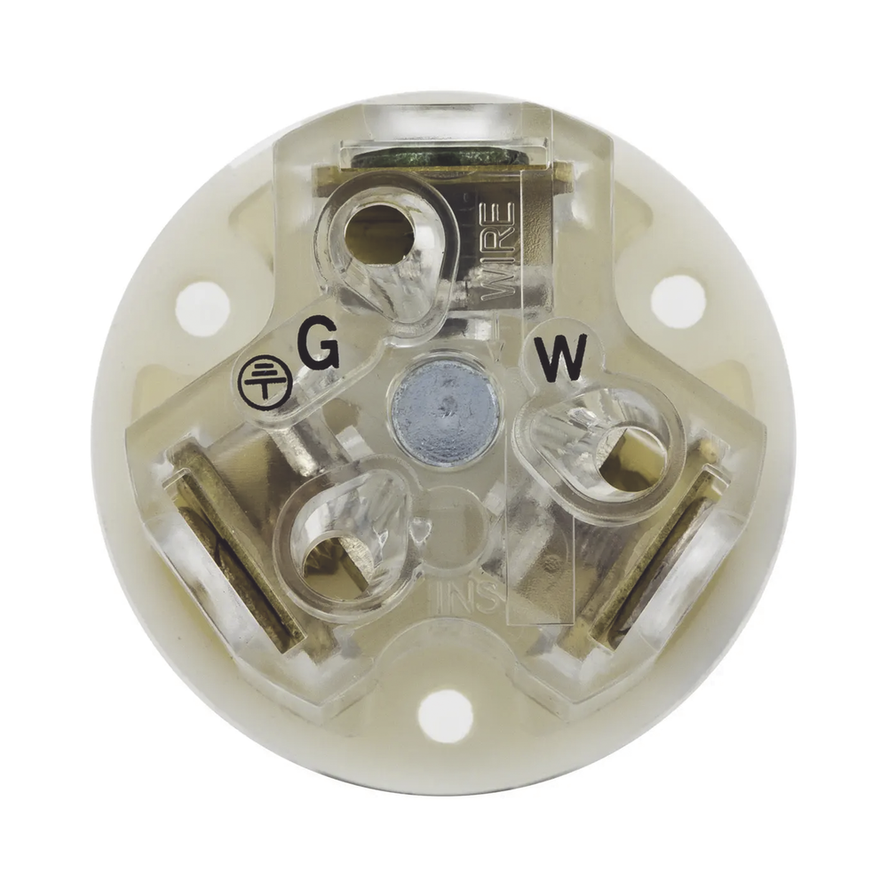 Clavija Negra 15 A 125 V CA 2 Polos 3 Hilos (NEMA 5-15P).