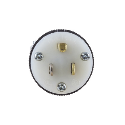 Clavija Entrada Recta/ 15A 125V/ 2 Polos 3 Hilos/ Nema 5-15P/ Grado Industrial- Comercial.