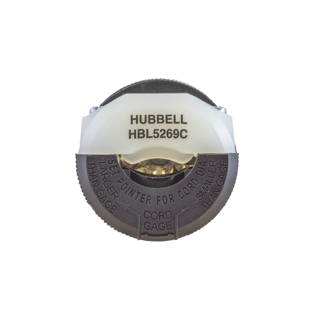 Conector Entrada Recta/ 15A 125V/ 2 Polos 3 Hilos/ Nema 5-15R/ Grado Industrial- Comercial.