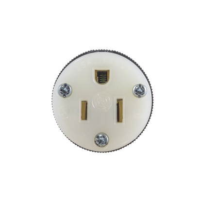 Conector Entrada Recta/ 15A 125V/ 2 Polos 3 Hilos/ Nema 5-15R/ Grado Industrial- Comercial.