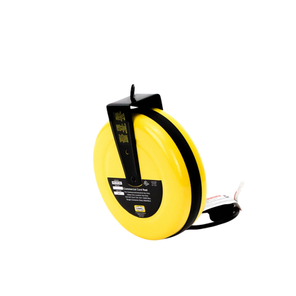Carrete de Cable comercial (16/3 rudo), para 125 V CA, 10 A, 7.6 m de longitud con conector HBL5969VBLK.