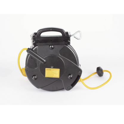 Carrete de Cable comercial (12/3 rudo), para 125 V CA, 12.2 m de longitud con salida triple de 15 A.