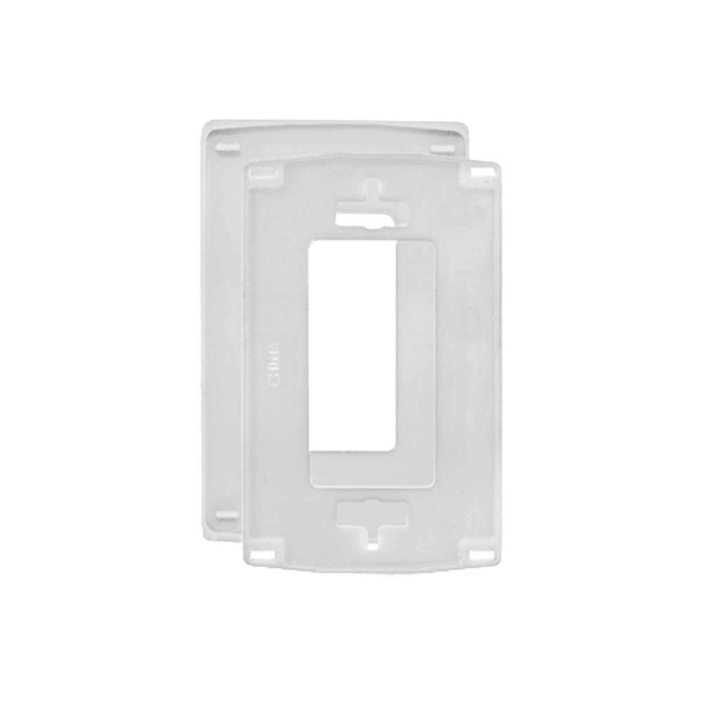 Tapa para Contacto Rectangular/ Tornillos no visibles / Color Blanco.