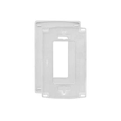 Tapa para Contacto Rectangular/ Tornillos no visibles / Color Blanco.
