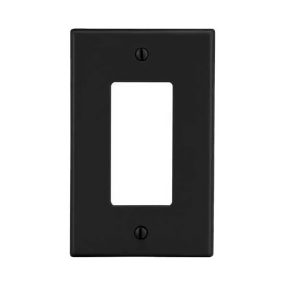 Tapa para Contacto Dúplex Color Negro.