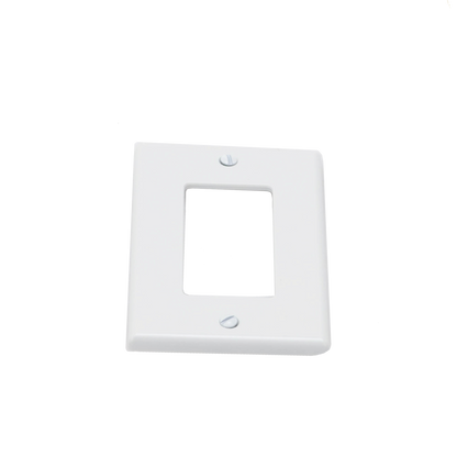 Tapa para Contacto Rectangular Color Blanco.