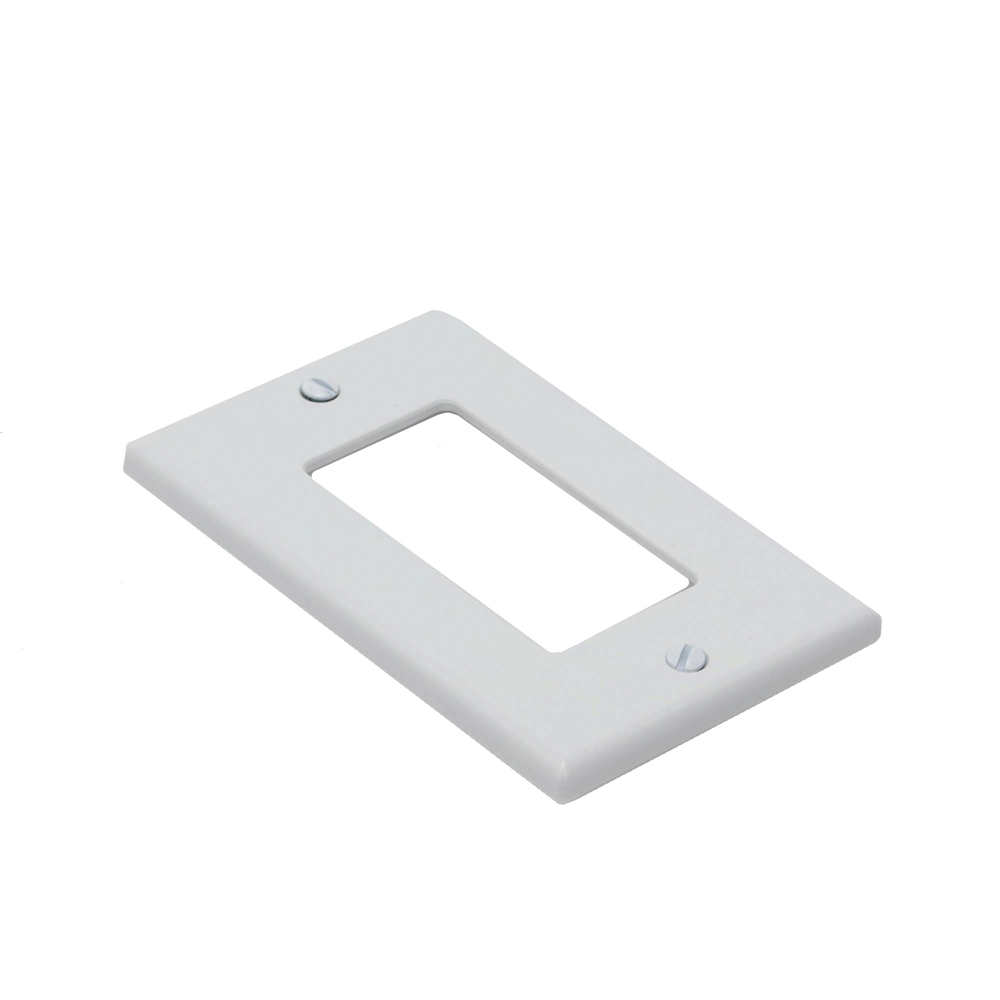 Tapa para Contacto Rectangular Color Blanco.