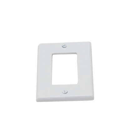 Tapa para Contacto Rectangular Color Blanco.