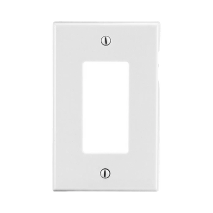 Tapa para Contacto Rectangular Color Blanco.