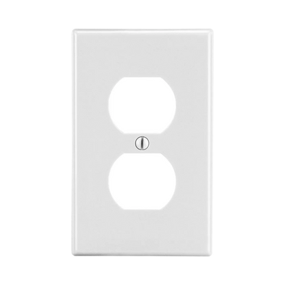 Tapa para Contacto Dúplex Color Blanco.