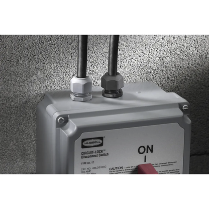 Conector de cable, estilo europeo para conductores de 0.59" a 1 ", 1", gris.