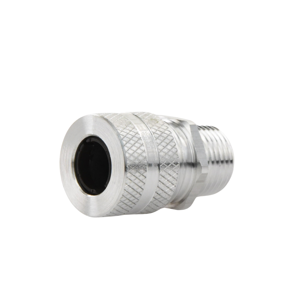 Conector de cable, de aluminio macho recto, .50 - .63 ", 1/2".