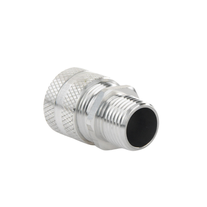 Conector de cable, de aluminio macho recto, .50 - .63 ", 1/2".