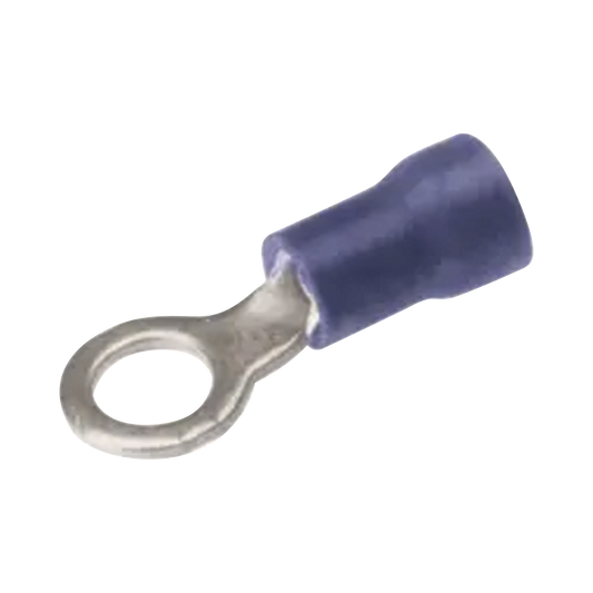 Zapata Terminal de Ojillo  para Tornillo 3/16 in (5 mm) calibre 16-14 AWG con aislamiento de vinilo.