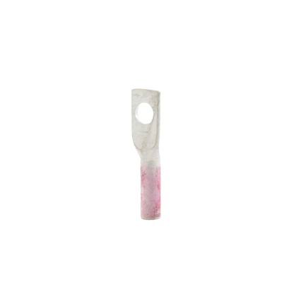 Zapata Terminal de Compresión BURNDY para Tornillo de 1/4" y Calibre 8 AWG / Barril Largo.