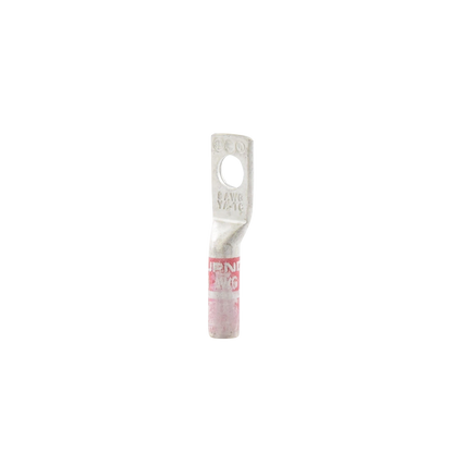 Zapata Terminal de Compresión BURNDY para Tornillo de 1/4" y Calibre 8 AWG / Barril Largo.