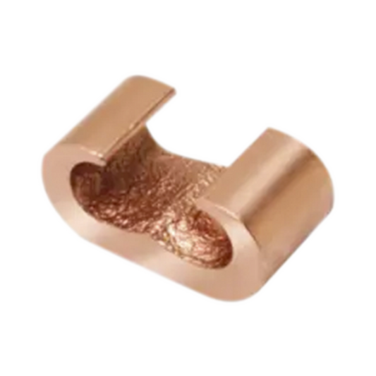 Conector MecÃ¡nico tipo YGHC-C, compresiÃ³n en forma C para  calibre mÃ­nimo 1 tre- 2/0 tre y conductor mÃ¡ximo 6 sol - 2 tre.
