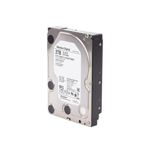 Disco Duro Enterprise 2 TB / Wester Digital (WD) / Serie Ultrastar / Recomendado para Data Center y NVRs de Alta Capacidad / Alto Performace