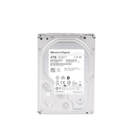 Disco Duro Enterprise 4 TB / Wester Digital (WD) / Serie Ultrastar / Recomendado para Data Center y NVRs de Alta Capacidad / Alto Performace