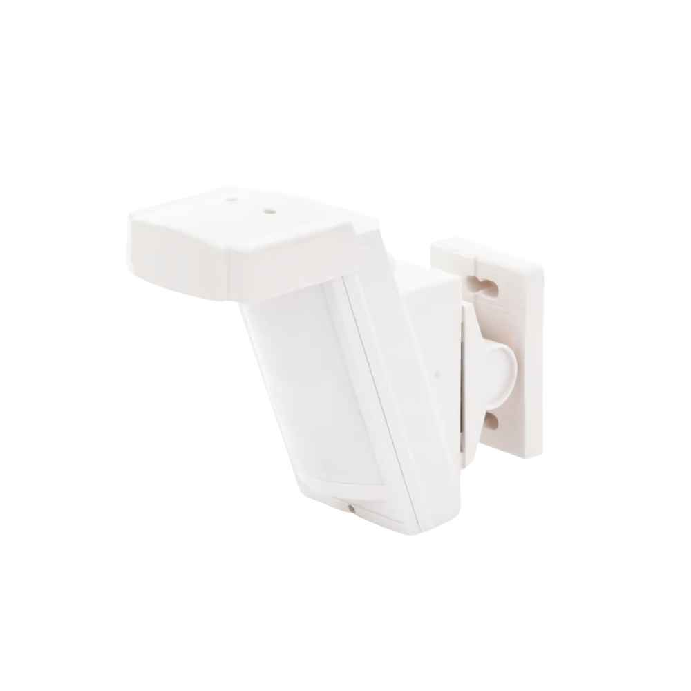 Detector de Movimiento / 100% Exterior /  Cableado / Hasta 12 metros a 85° de cobertura/ Instalación a 3 metros / Compatible con cualquier panel de alarma
