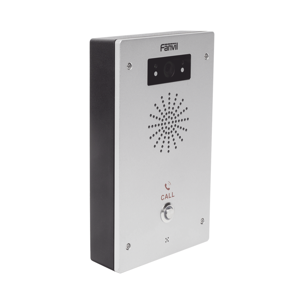 Video Intercomunicador IP, 2 líneas SIP, 2 relevadores con botón para llamada, Onvif, anti-vandálico, PoE, IP65 e IK10, PoE