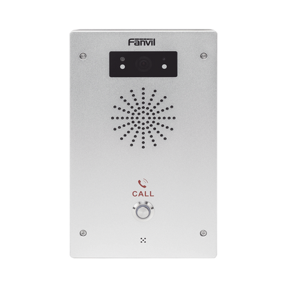Video Intercomunicador IP, 2 líneas SIP, 2 relevadores con botón para llamada, Onvif, anti-vandálico, PoE, IP65 e IK10, PoE