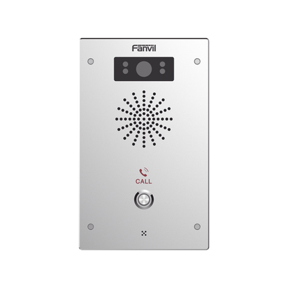 Video Intercomunicador IP, 2 líneas SIP, 2 relevadores con botón para llamada, Onvif, anti-vandálico, PoE, IP65 e IK10, PoE