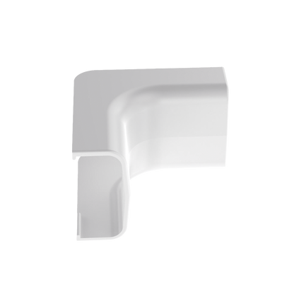 Esquinero interior, para uso con canaleta LD5, material ABS, Color Blanco