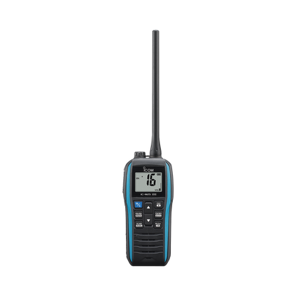 Radio Marina VHF Portátil / Flotante IPX7 / 5W Potencia Transmisión / USB-C / Eco Mode 14 Horas / Float'n Flash / AquaQuake / Rango 156-163 MHz
